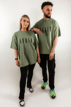 Load image into Gallery viewer, Oversized Short Sleeve T-Shirt In Khaki With AVOIR Print
