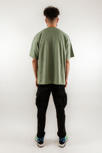 Load image into Gallery viewer, Oversized Short Sleeve T-Shirt In Khaki With AVOIR Print
